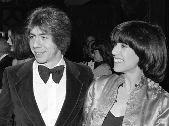 Carl Bernstein with his second wife, Nora Ephron