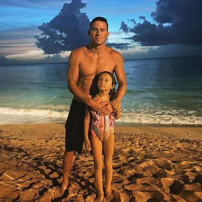 Channing Tatum with daughter, Everly Tatum