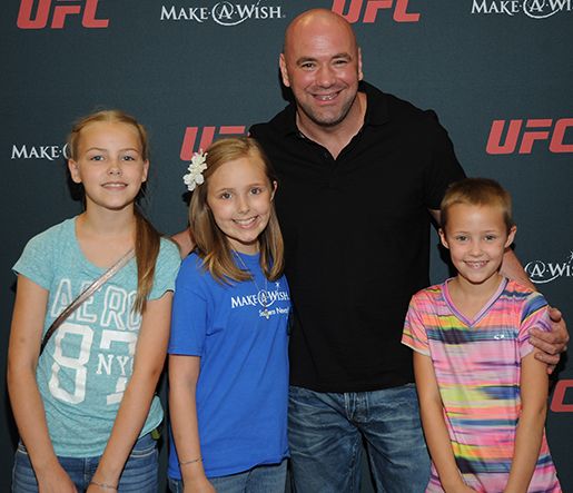 Dana White with his children