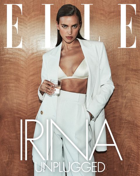 Irina Shayk photo in the magazine cover 