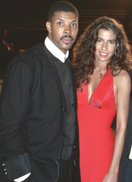 Eriq La Salle with his ex-girlfriend, Angela Johnson