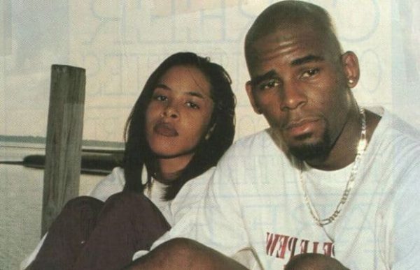 Aaliyah with her ex-husband R. Kelly