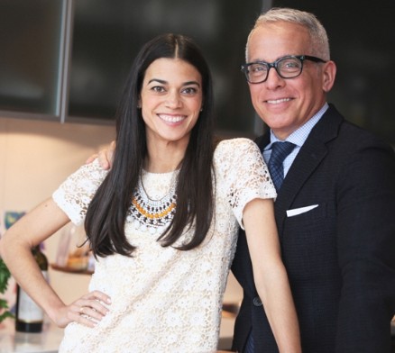 Geoffrey Zakarian with his wife, Margaret Anne Williams