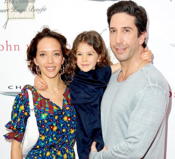 Zoe Buckman with her ex-husband David Schwimmer and daughter