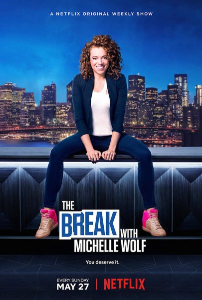Michelle Wolf photo in the poster 
