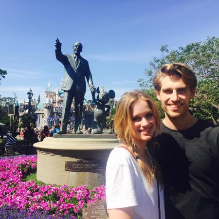 Elizabeth Dean Lail with her ex-boyfriend Julian Haig