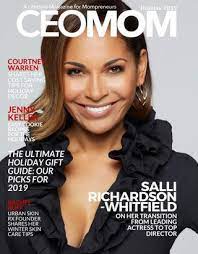 Salli Richardson photo in the magazine cover 