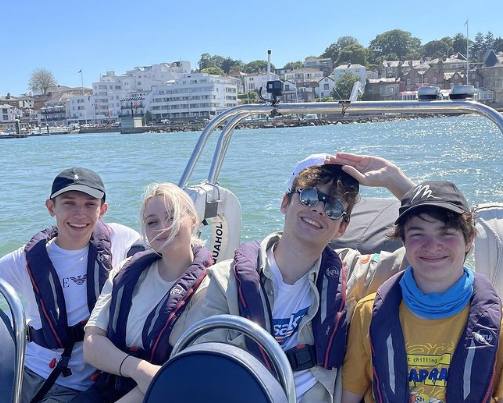 Jack Manifold with his friends