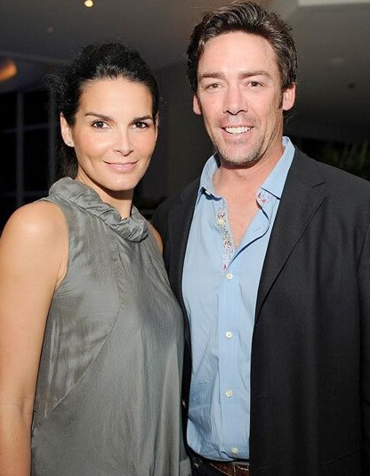Jason Sehorn with his ex-wife, Angie Harmon