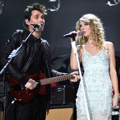 John Mayer with Taylor Swift