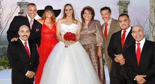Juan Rivera with his family