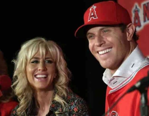 Katie Chadwick with her ex-husband, Josh Hamilton