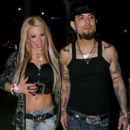 Daisy de la Hoya with her ex-boyfriend Dave Navarro