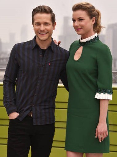 Matt Czuchry with his co-star, Emily Vancamp