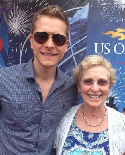 Matt Czuchry with his mother, Sandra Czuchry