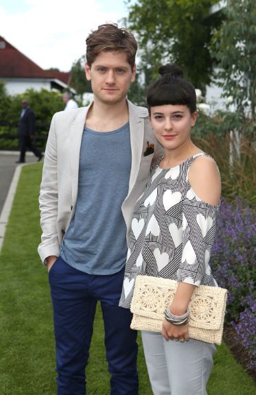 Phoebe Fox with her husband, Kyle Soller