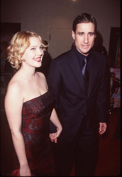 Luke Wilson with his ex-girlfriend Drew Barrymore
