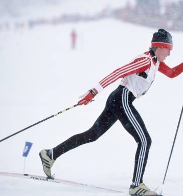 Raisa Smetanina's photo while skiing