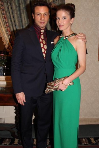 Rocco DiSpirito with his ex-wife, Natalie David