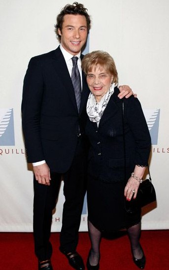 Rocco DiSpirito with his mother, Nicolina DiSpirito