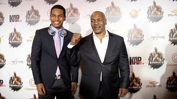 Miguel Leon Tyson with his father Mike Tyson 