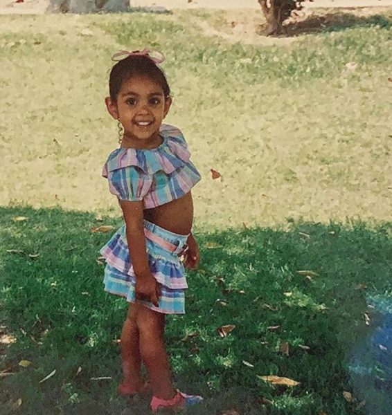  Tayshia Adam's childhood photo 