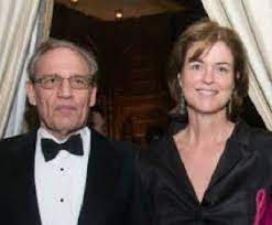 Bob Woodward with his husband Elsa Walsh