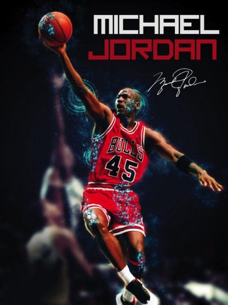 Victoria Jordan's father Michael Jordan in the poster