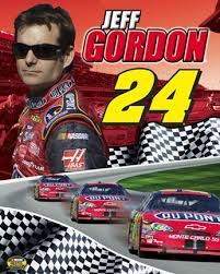 Brooke Sealey's ex-husband Jeff Gordon in the poster