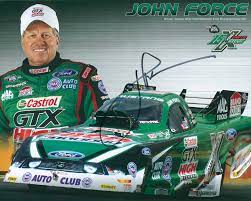 John Force in the poster 