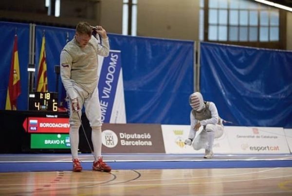 Anton during a fight