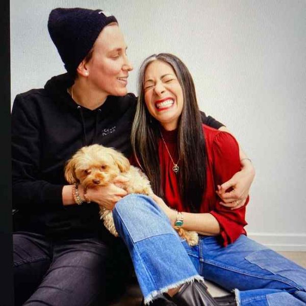 Cat Yezbak with her lover Stacy London