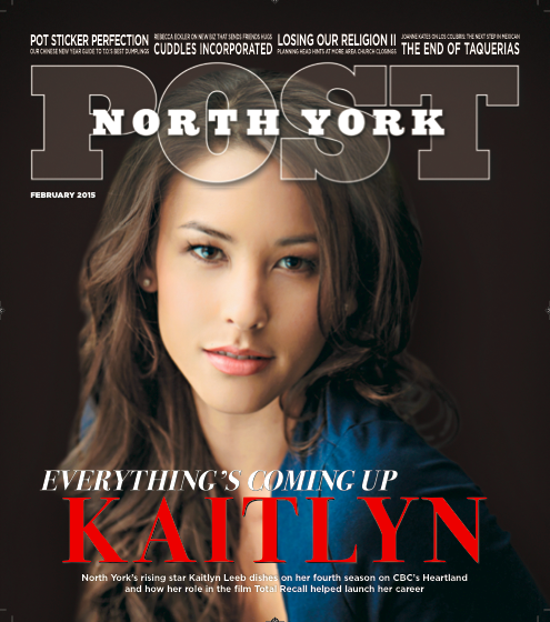 Kaitlyn Leeb photo in the magazine cover 