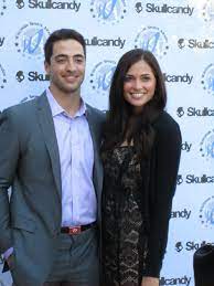 Larisa Fraser with her husband Ryan Braun