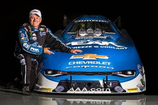 John Force with the car