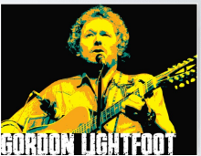 Kim Hasse's husband Gordon Meredith Lightfoot in the poster