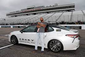 Patrick Chung with the car