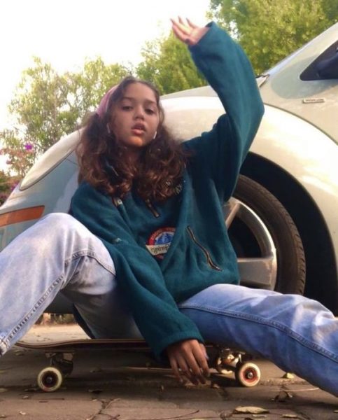 Ruth Righi with the car