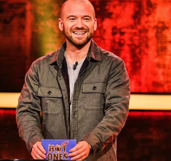 Sean Evans photographed while hosting the show 