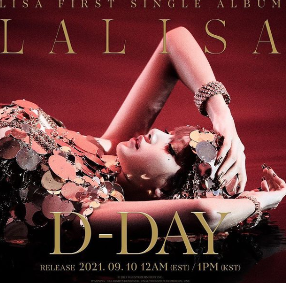 Lalisa Manoban photo in the poster 