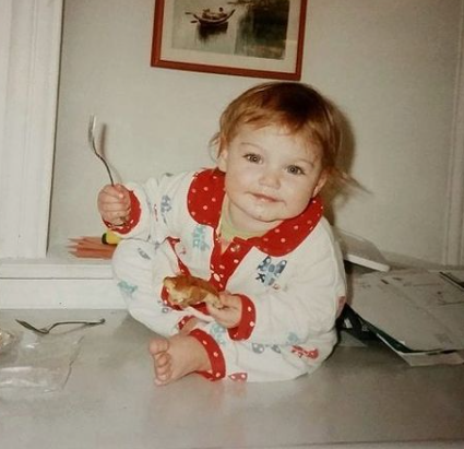 Catharine Daddario childhood photo