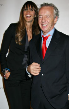 Gilles Bensimon with his ex-wife Pascha
