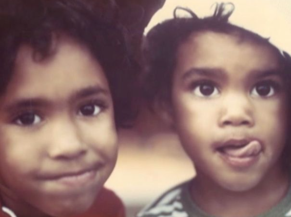 Sage Steele childhood photo
