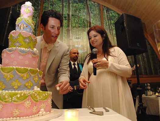 Alex Guarnaschelli with her ex-husband, Brandon Clark