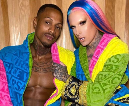 Andre Marhold with his ex-girlfriend, Jeffree Star