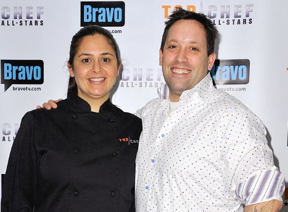 Antonia Lofaso with Mike Isabella