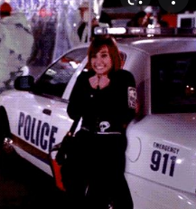 Allison Scagliotti with the car 