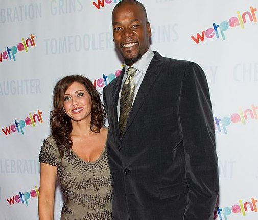 Cliff Robinson with his wife, Heather Lufkins