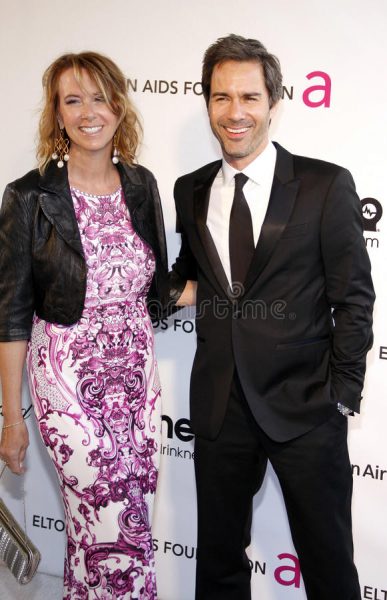 Janet Holden with her husband Eric McCormack 