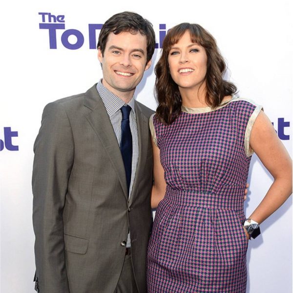 Maggie Carey with her ex-husband Bill Hader 